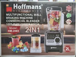 Hoffmans Hm-2065 2-in-1 Commercial Blender (2000w)