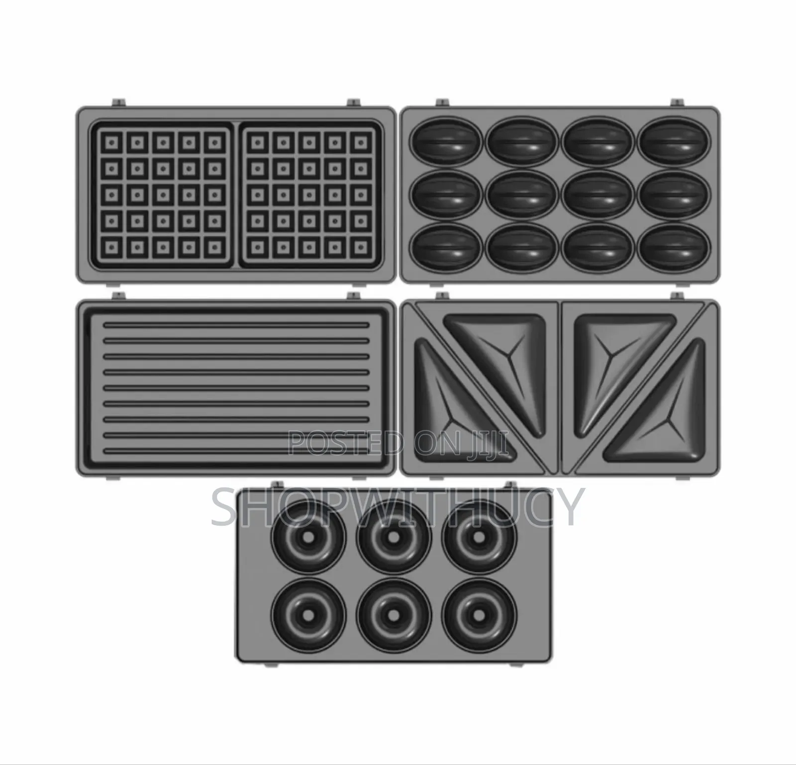 Stirling 5 In 1 Multi Snack Maker .
