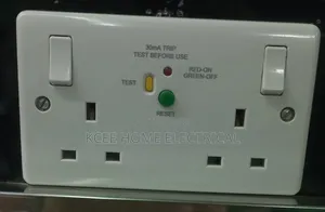 RCD Surge Protection Socket With Test Reset | Anti-Electric Shock