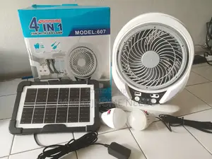 Solar Fan With Bulbs