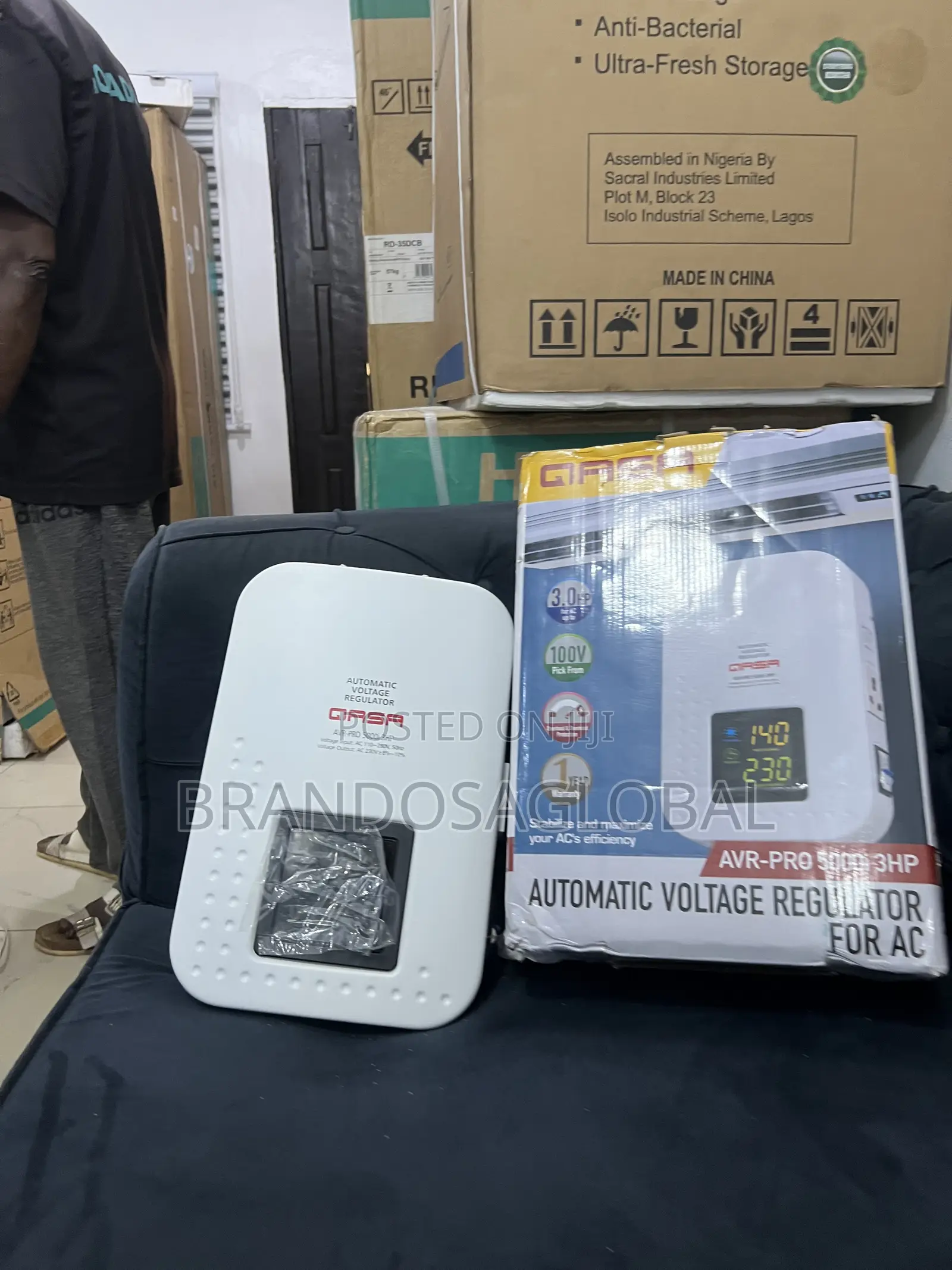 Qasa 5000w Voltage Stabilizer Designed for Appliance Support