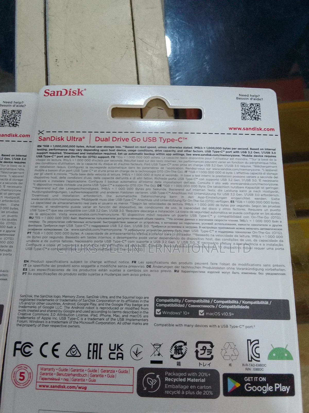 Sandisk Ultra Dual Drive 64gb