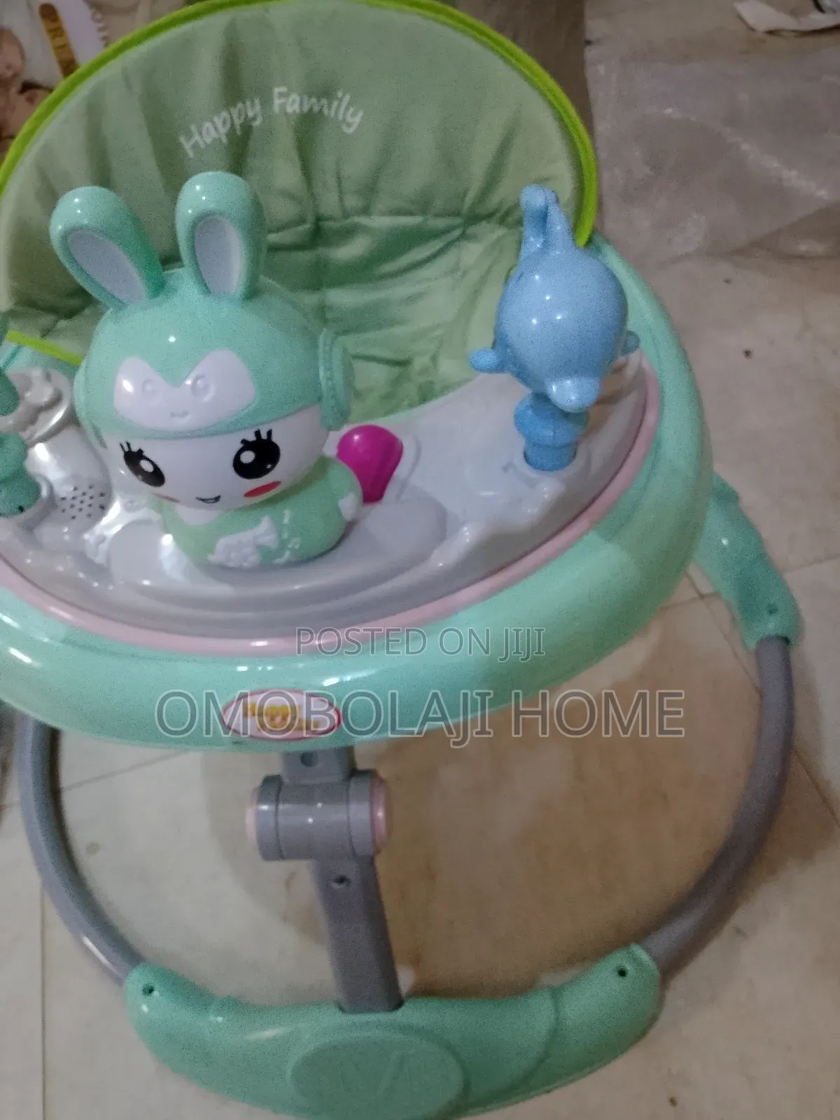 Musical Baby Walker Foldable Anti Roll 6 Wheels With Toys