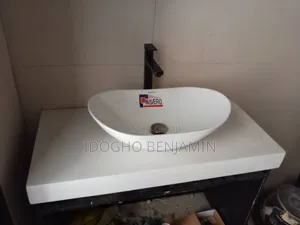 Cabinets With Quartz Countertops and Basin