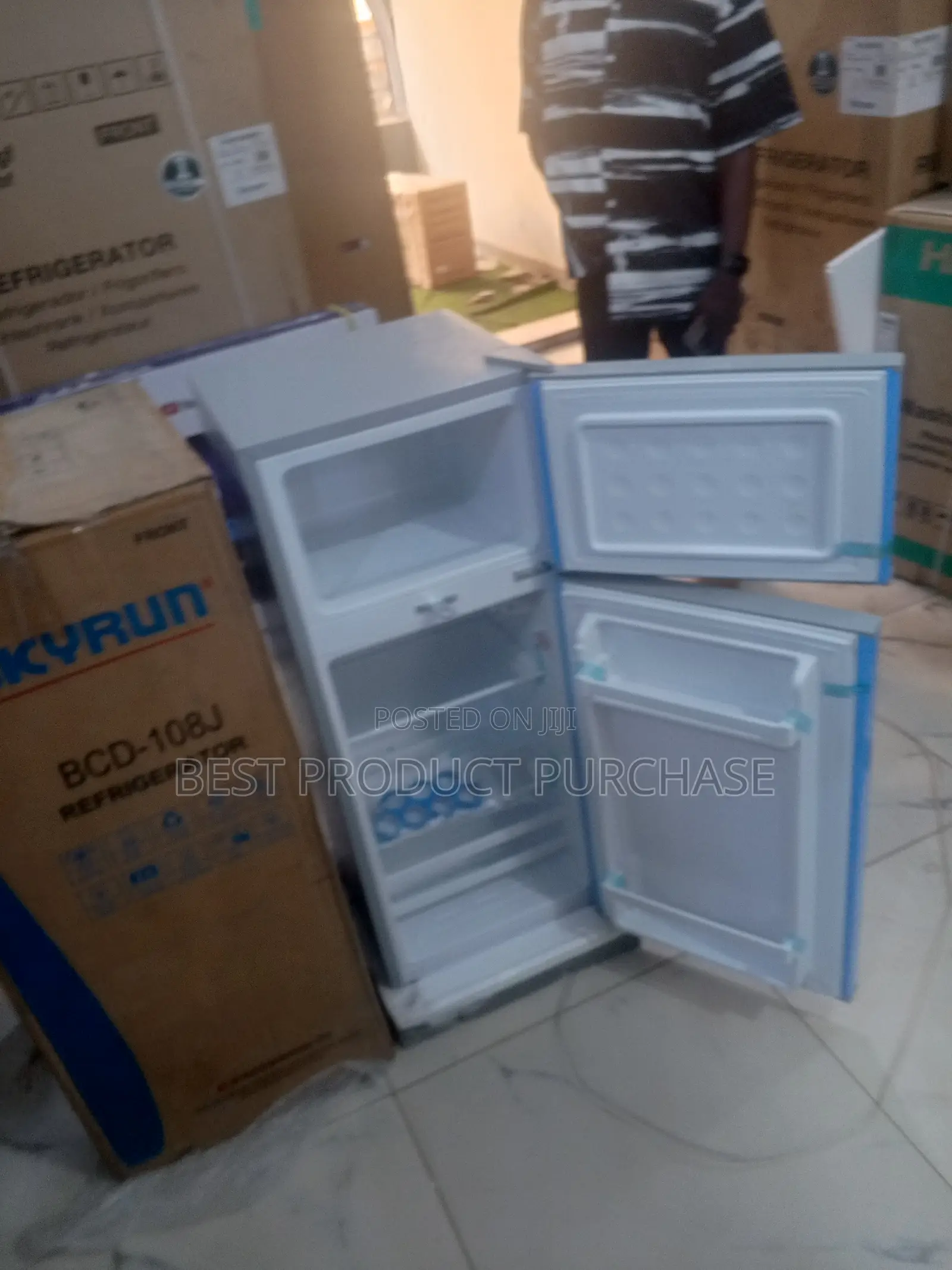 Energy Saving Skyrun 108l Double Door Refrigerator