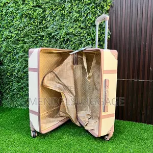 7-in-1 Cream Hard Case Travel Luggage Set