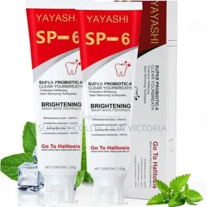 Sp-6 Ultra Whitening Toothpaste Super Probiotic-6 Deep Cleaning 120g