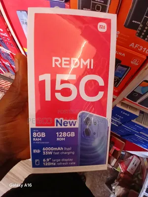 New Xiaomi Redmi 15C 4G 128 GB Black