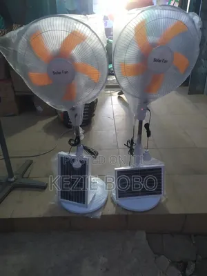 Rechargeable Solar Standing Fan