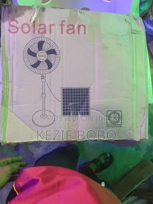 Rechargeable Solar Standing Fan
