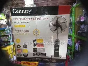 Century 18" Inches Rechargeable Mist Fan With Led Light