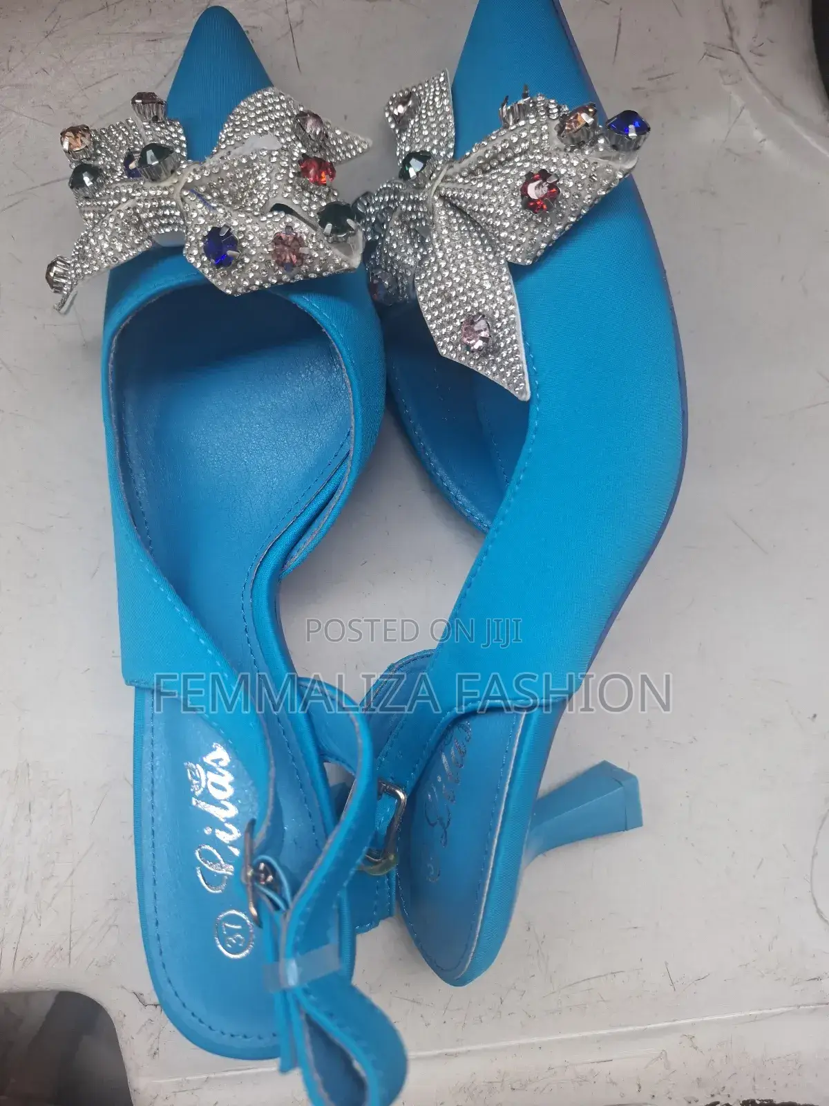 Ladies Stilletto Covered Shoe
