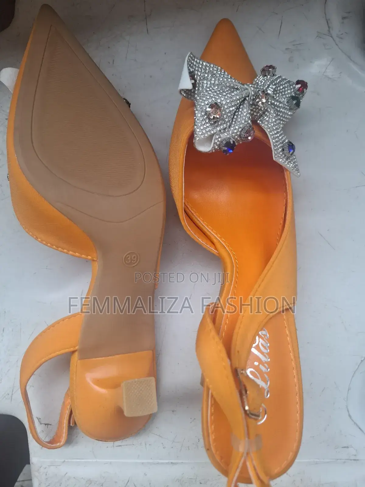 Ladies Stilletto Covered Shoe