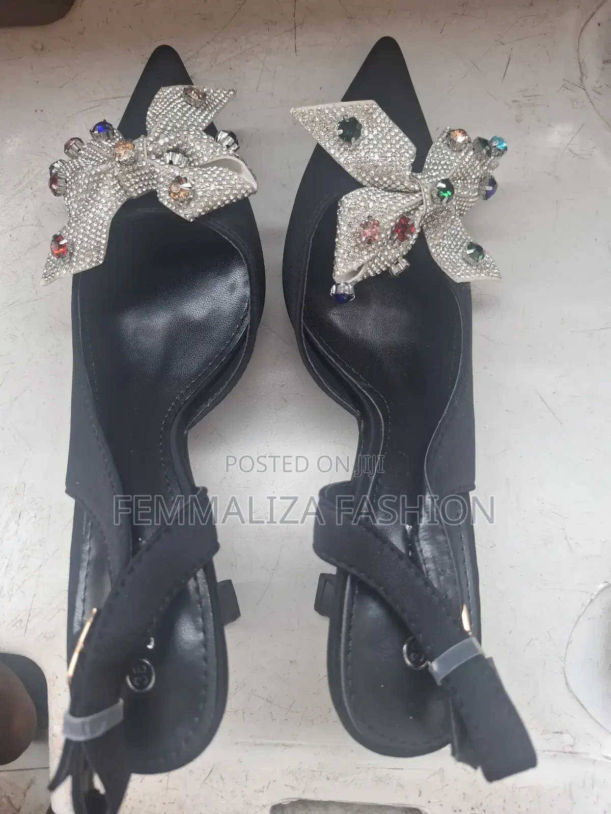 Ladies Stilletto Covered Shoe