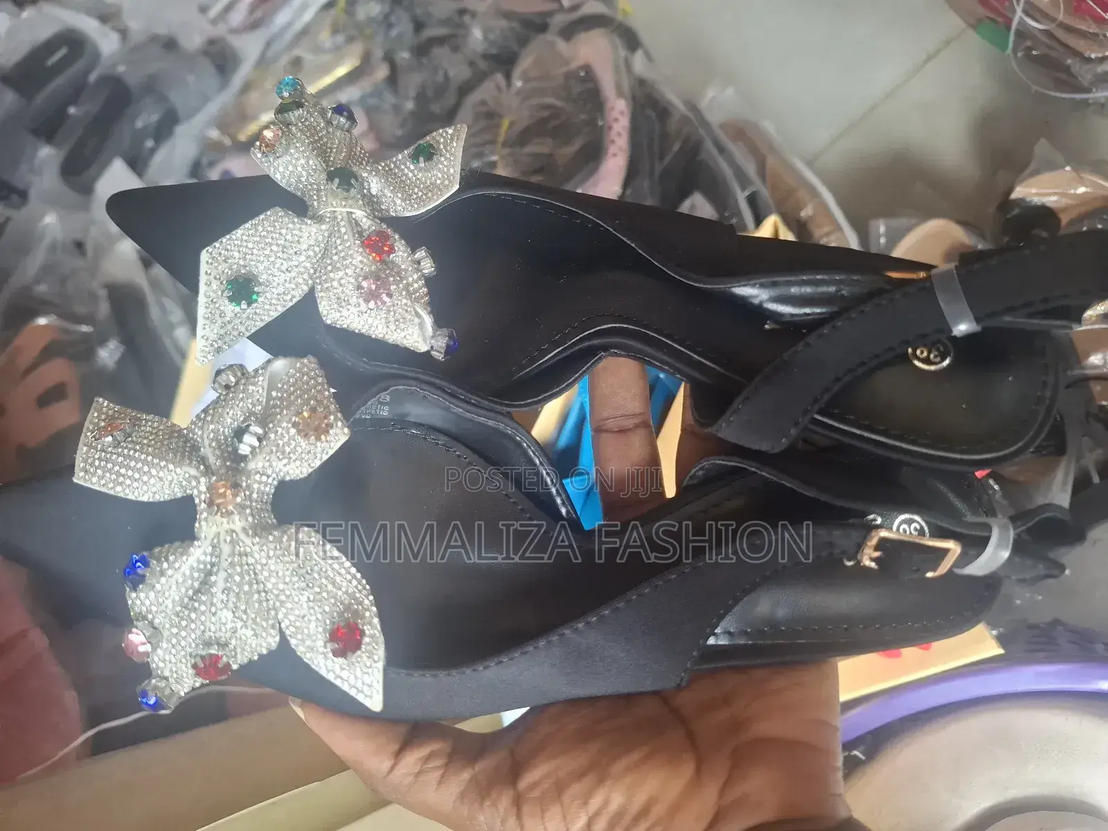 Ladies Stilletto Covered Shoe