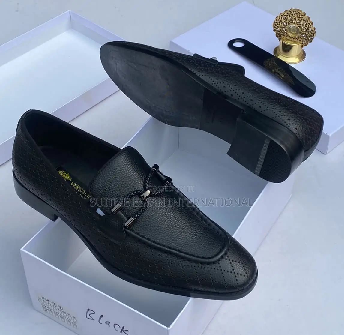Prada and Versace Shoe