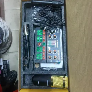 Professional Bm800 Microphone With Live Digital Sound Card