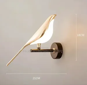 Modern Led Wall Lamp Magpie Bird Indoor Light for Modern Homes