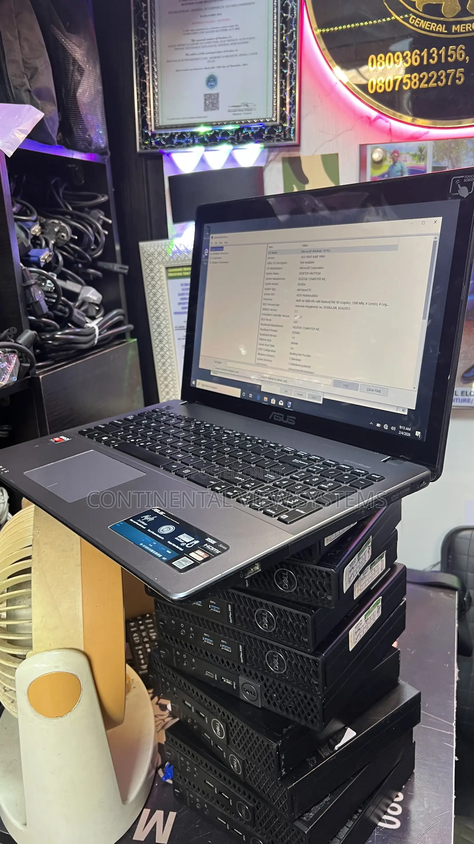 Laptop Asus X550CA 8GB AMD A4 HDD 160GB