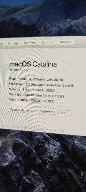 Desktop Computer Apple iMac 8GB Intel Core i5 HDD 1T