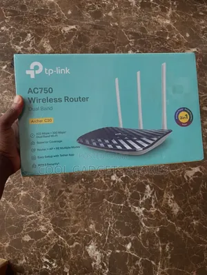 TP-Link Archer C20 Ac750
Wireless Dual Band Router