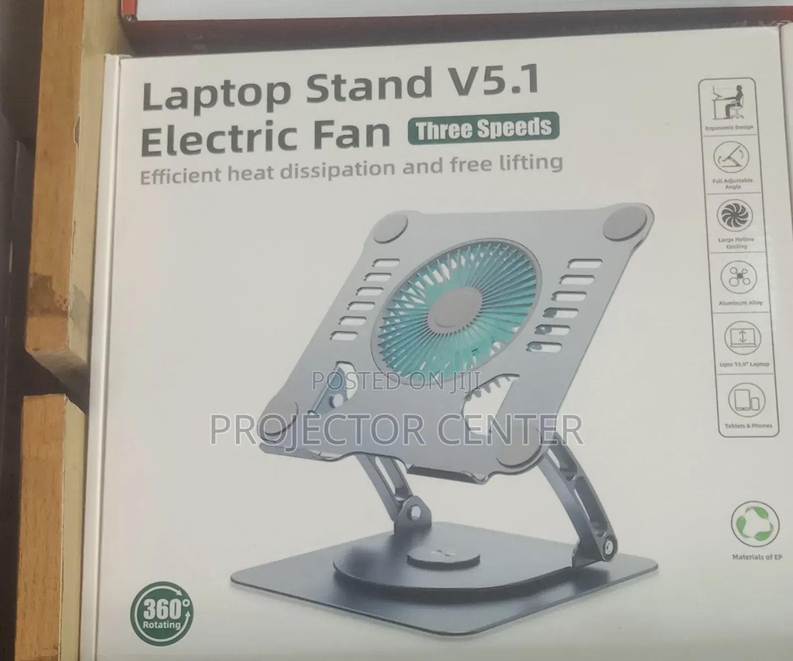 Laptop Stand V5.1 Electric Fan