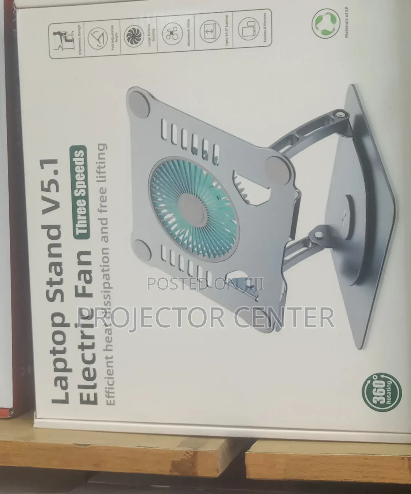 Laptop Stand V5.1 Electric Fan