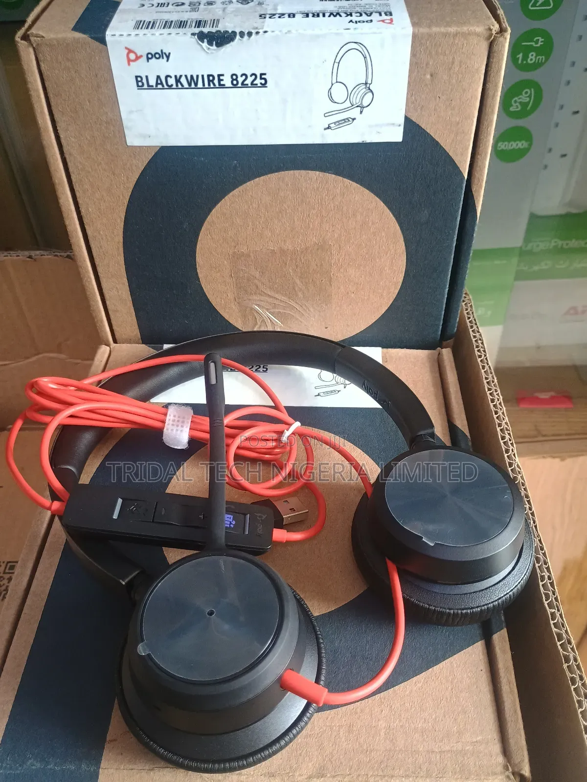 Poly Blackwire 8225 Usb Noise-cancelling Headset – Brand New