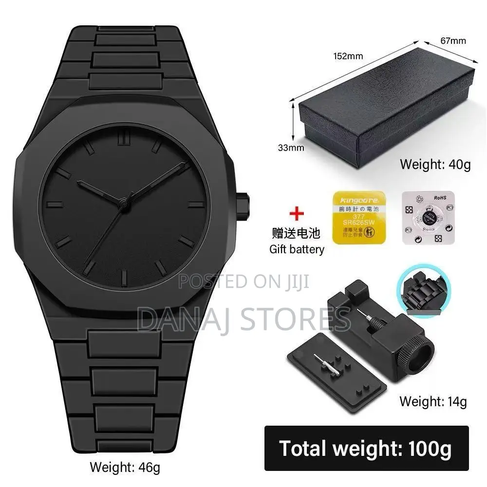 Valenzo Jet Black Watch