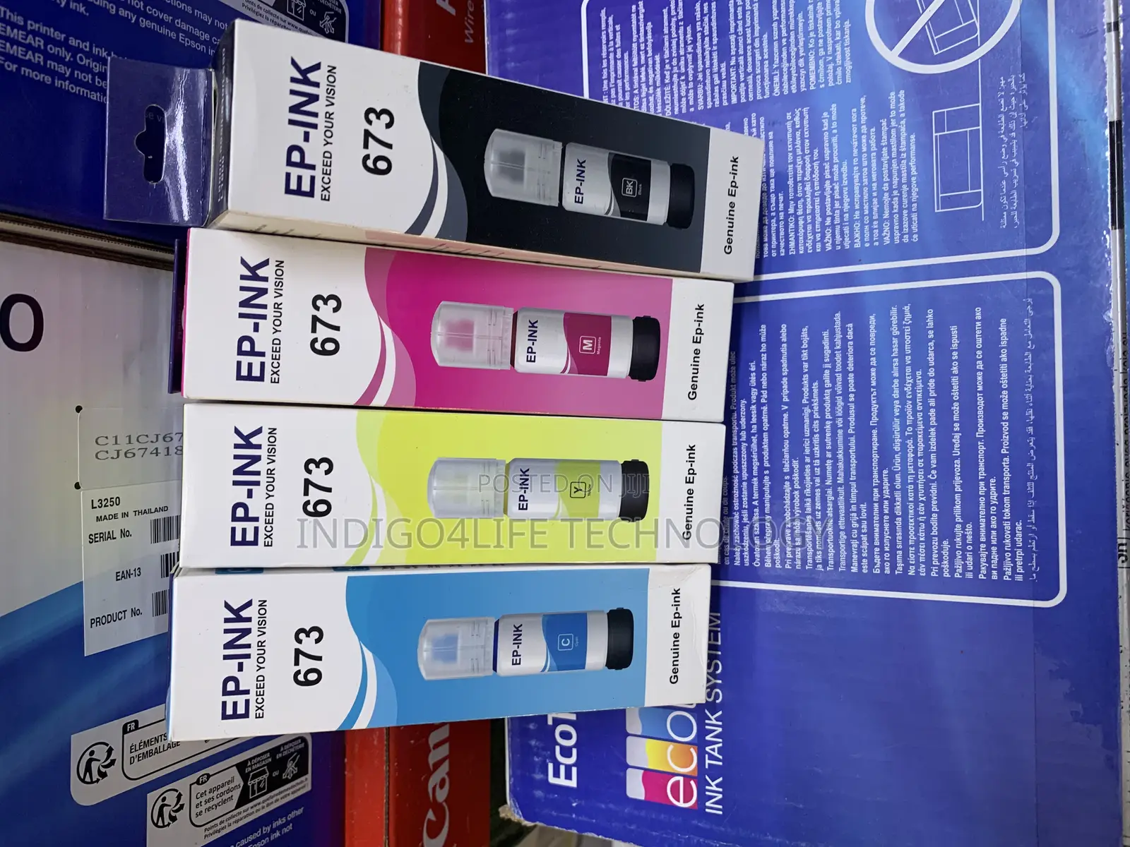 G673 Ink Epson 673 Genuine Ink Black Magenta Cyan Yellow in Ikeja - Accessories ...