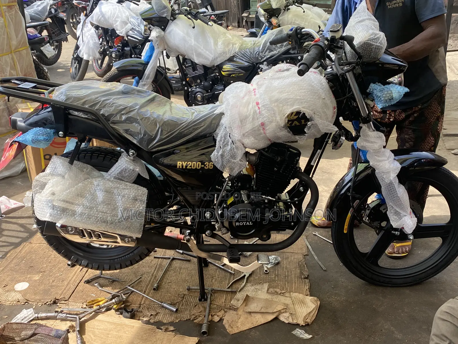 New Royal Motorcycle 2026 Black