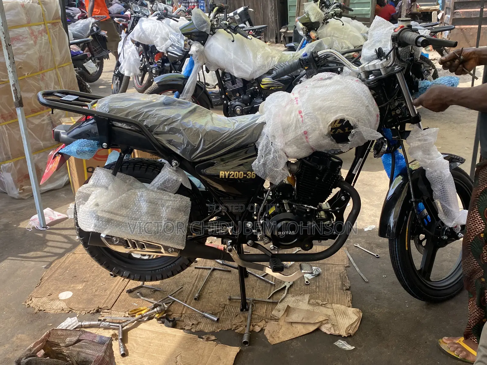 New Royal Motorcycle 2026 Black