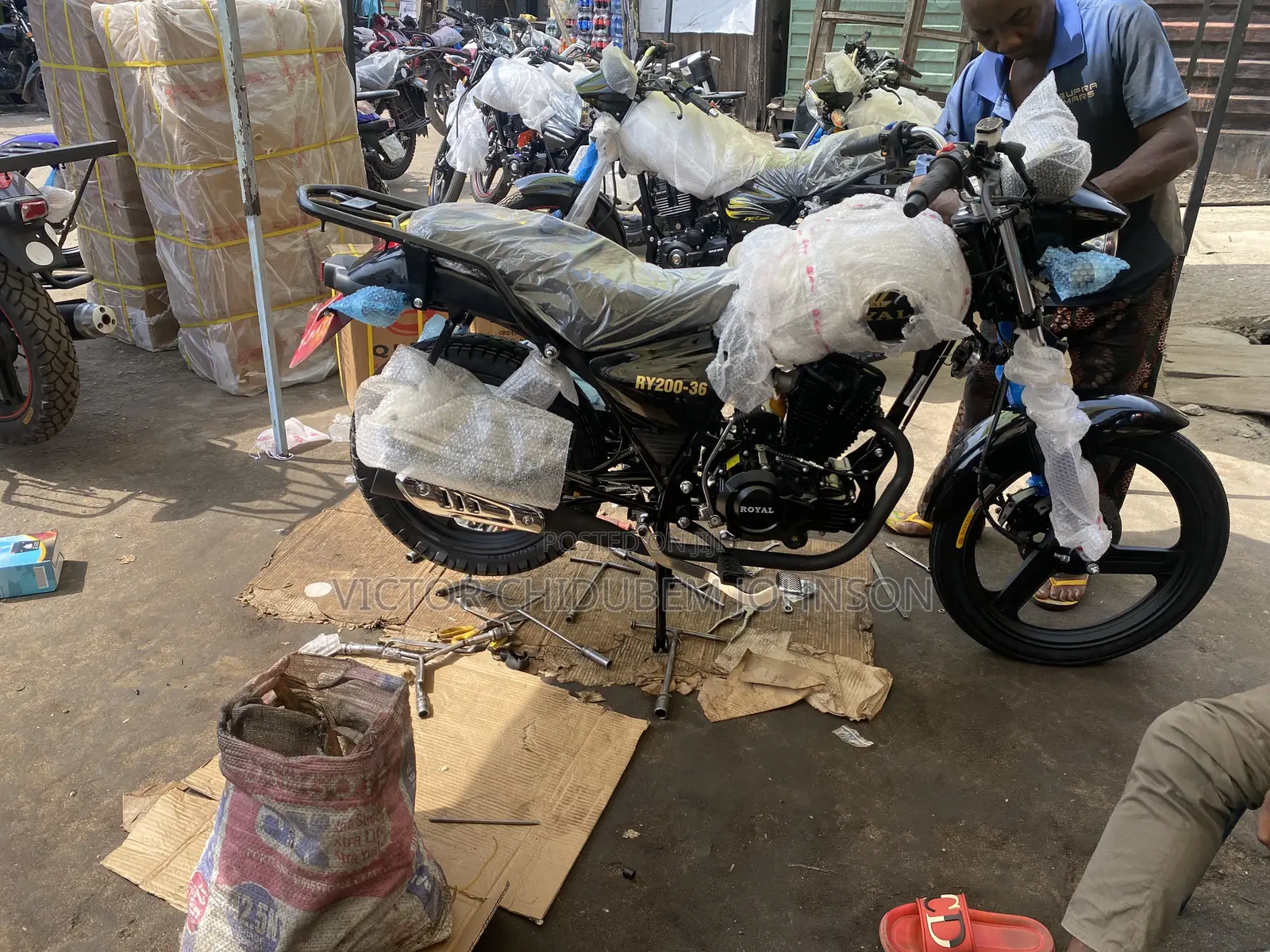 New Royal Motorcycle 2026 Black