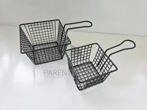 Fry Basket Silver, Black or Gold - 2pcs