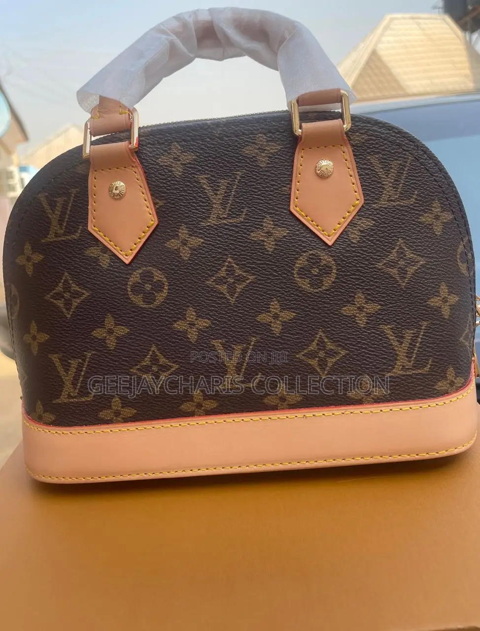 Structured Monogram Dome Handbag