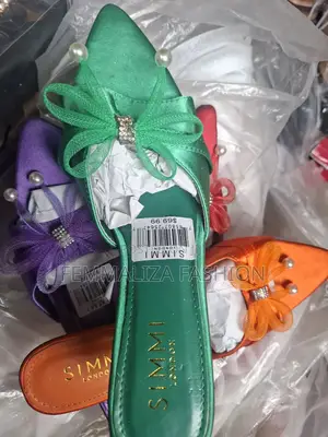 Ladies Open-Toe Stilletto Heels Slippers