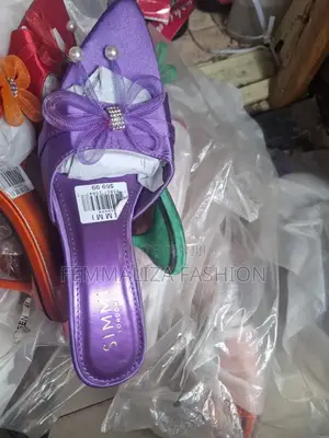 Ladies Open-Toe Stilletto Heels Slippers