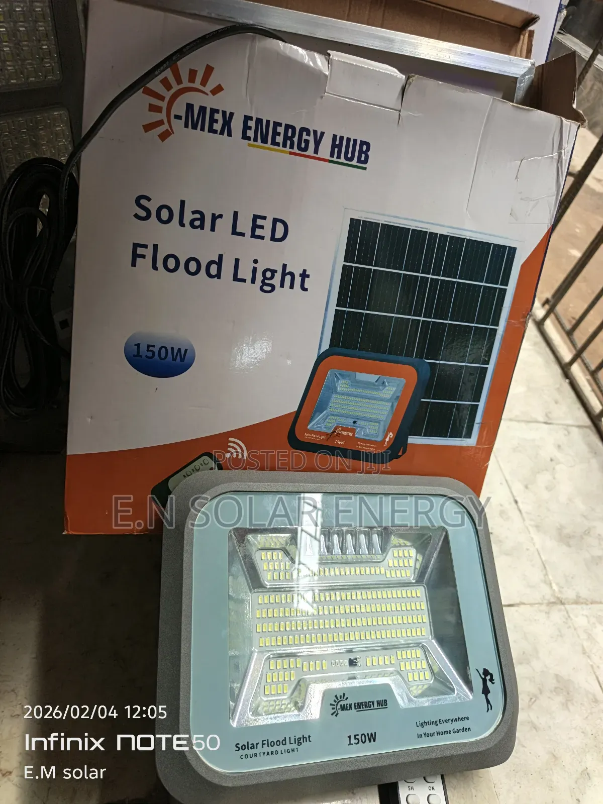 150watts Solar Flood Lights Available