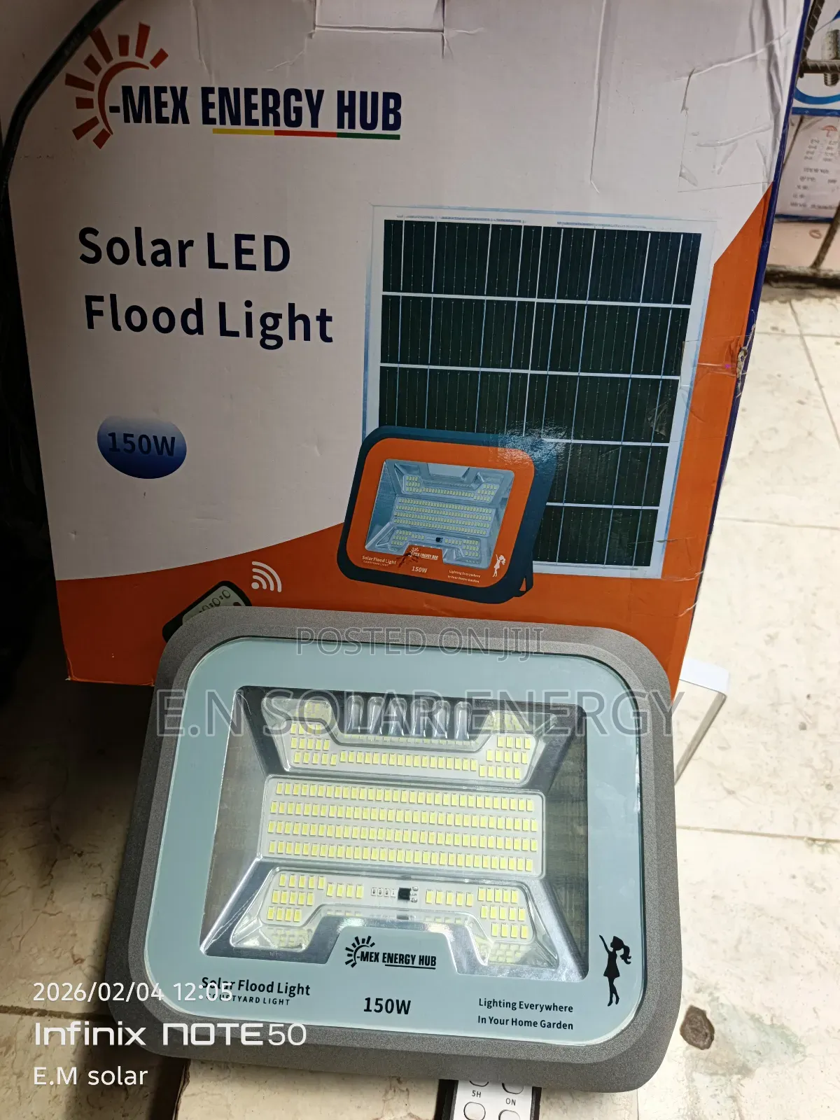150watts Solar Flood Lights Available