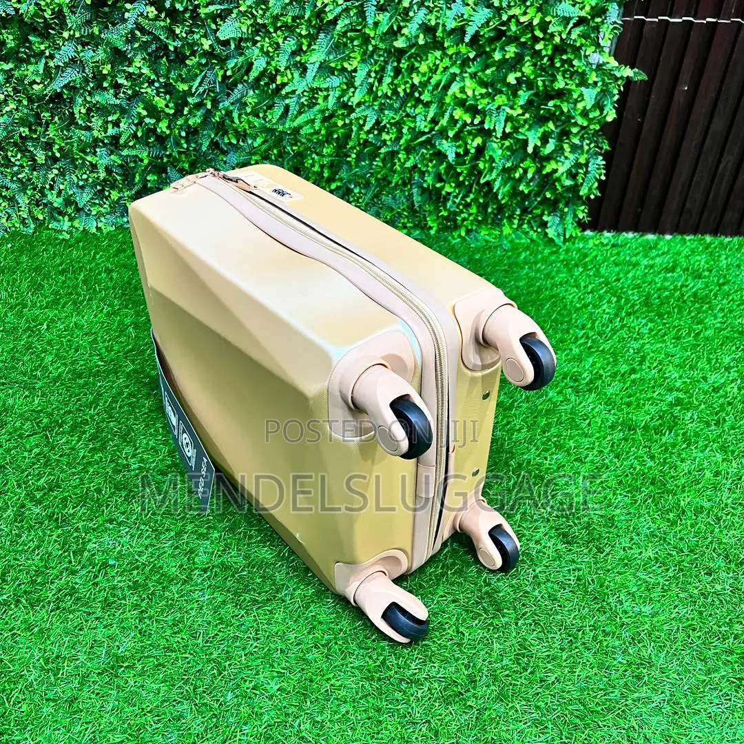 Gold Red Sea Abs Hard Suitcase Set
