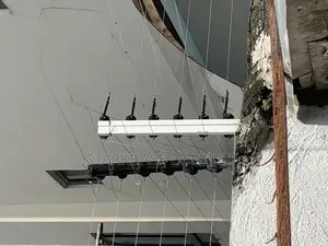 Electric Security Fence Wire Installation