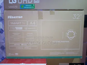 Hisense 32" Smart Led Tv With 2years Warranty and Safe Delivery