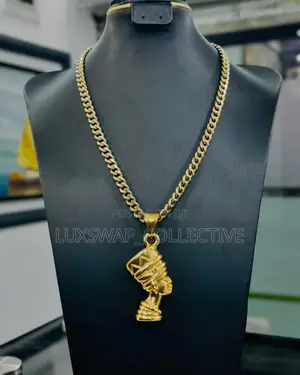 18-Karat Gold Cuban Chains and Pendants