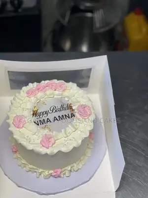6 Inches Vanilla Buttercream Cake,Same Day Pick Up