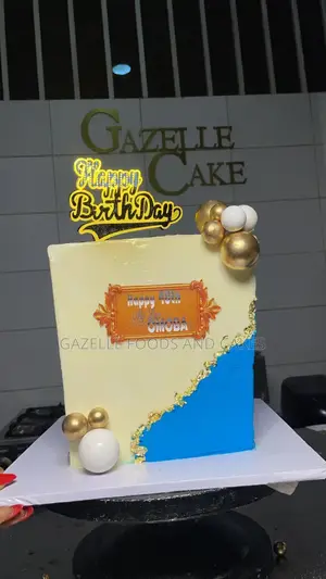 9inch, 4 Layers Square Custom Made Cake