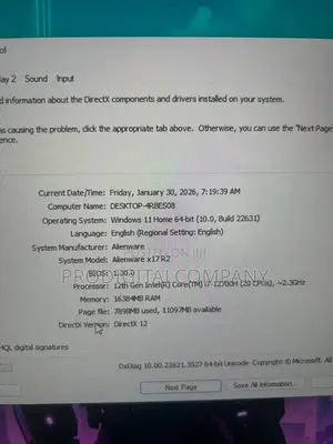 Laptop Alienware M17x R2 16GB Intel Core i7 SSD 512GB