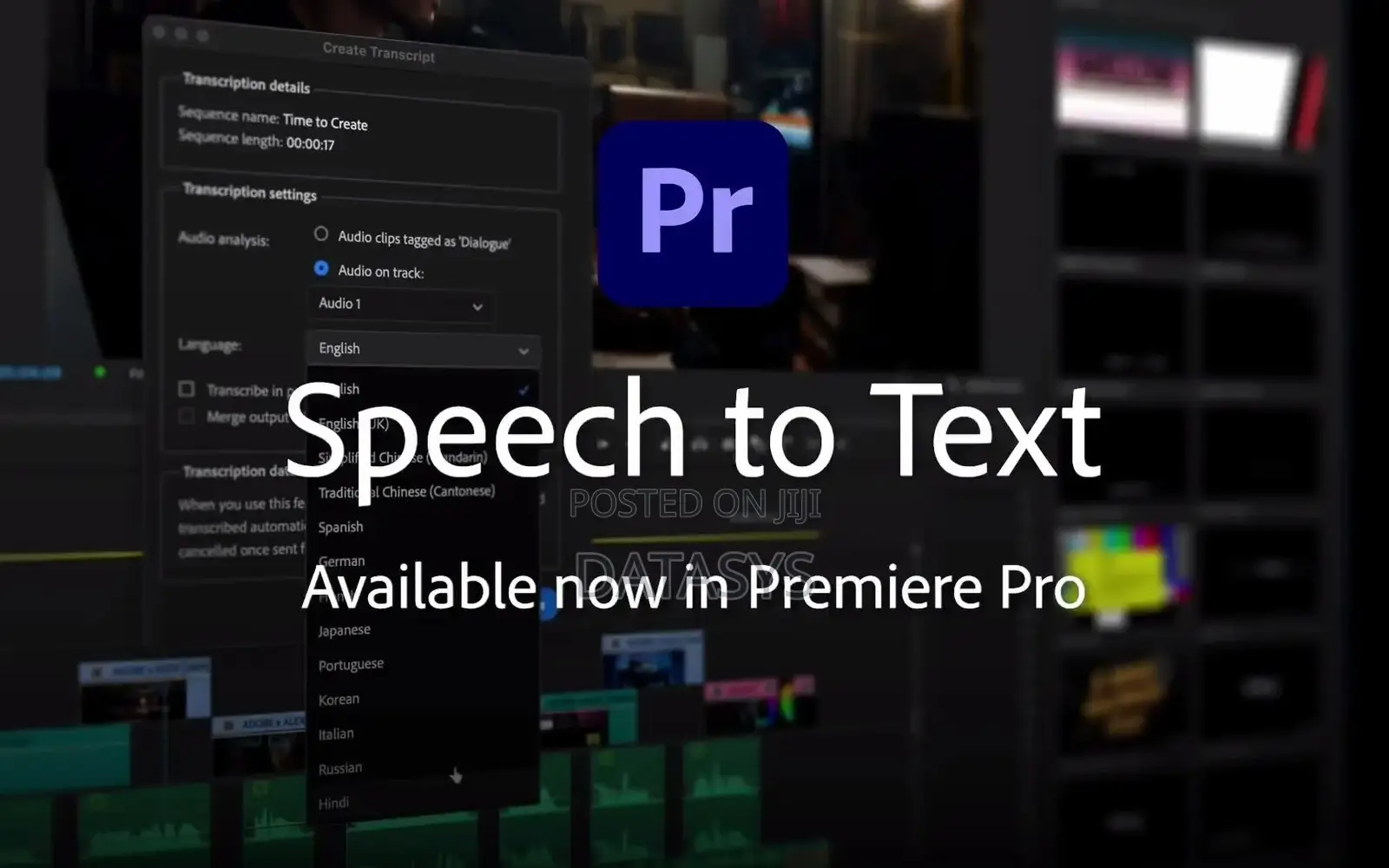 Adobe Speech to Text V2.1.6 for Premiere Pro 2026