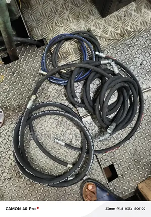 High-Pressure Hydraulic Hoses, Commonly Used in Industrial.