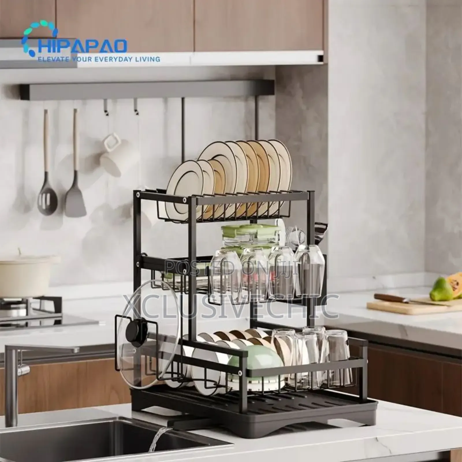 Carbon Steel 3layer Dish Rack