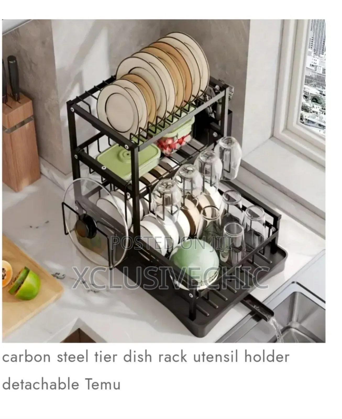 Carbon Steel 3layer Dish Rack